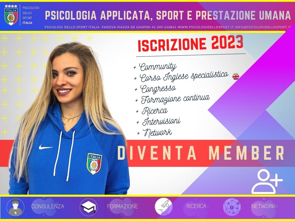 master psico sport 2023 psicologi dello sport preparatore mentale bargnani bertollo uberti appierto